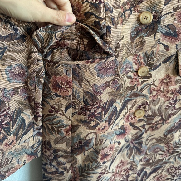 Esprit vintage floral midi tapestry jacket - Picture 3 of 5